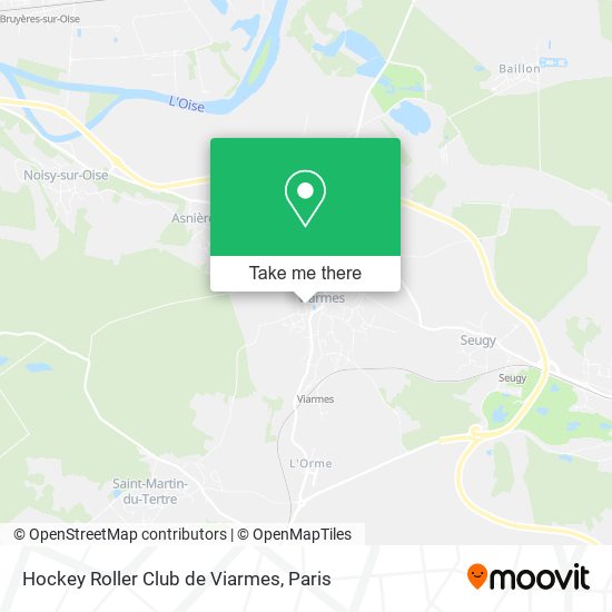 Hockey Roller Club de Viarmes map