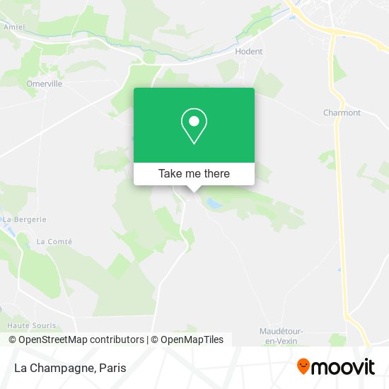 La Champagne map