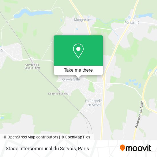 Stade Intercommunal du Servois map