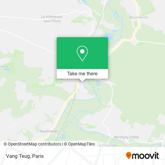 Mapa Vang Teug