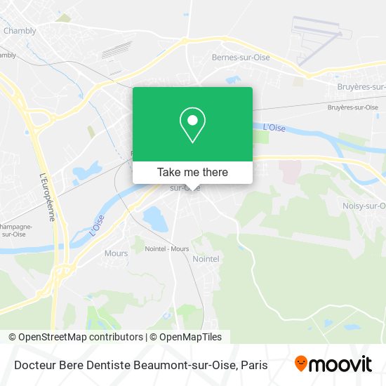 Mapa Docteur Bere Dentiste Beaumont-sur-Oise