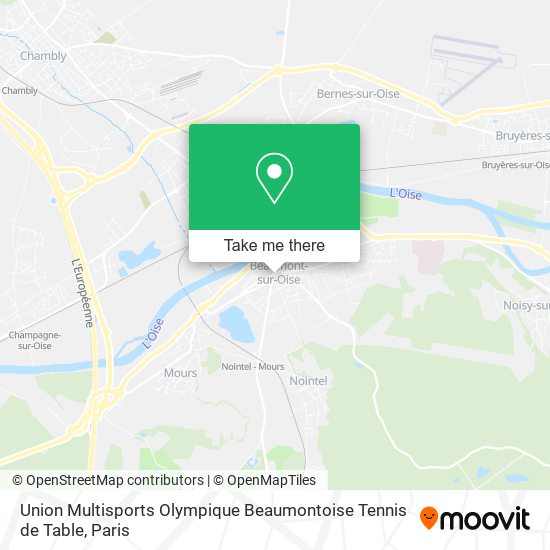 Union Multisports Olympique Beaumontoise Tennis de Table map