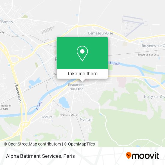 Mapa Alpha Batiment Services