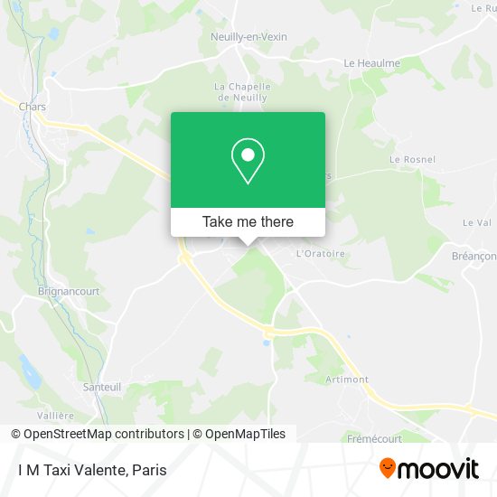 I M Taxi Valente map