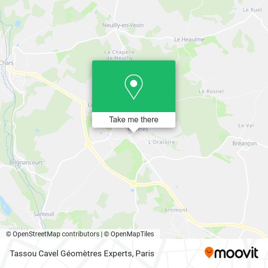 Tassou Cavel Géomètres Experts map