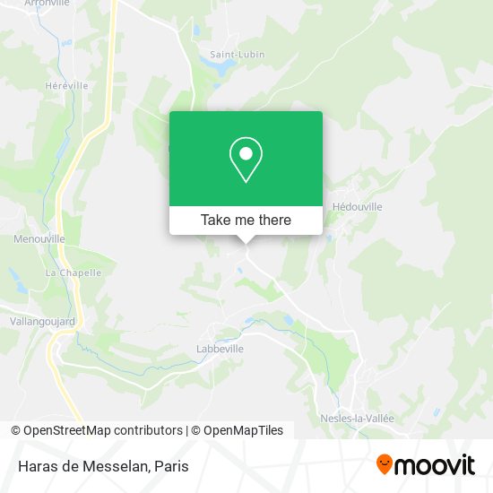 Mapa Haras de Messelan