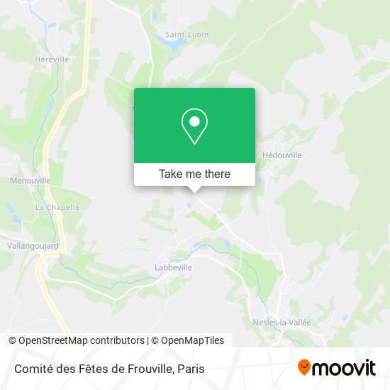 Mapa Comité des Fêtes de Frouville