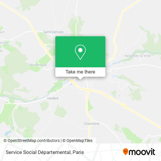 Mapa Service Social Départemental