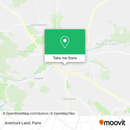 Aventure Land map