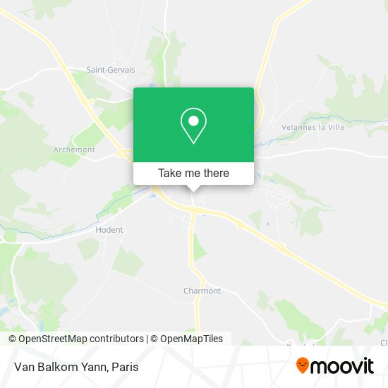 Mapa Van Balkom Yann