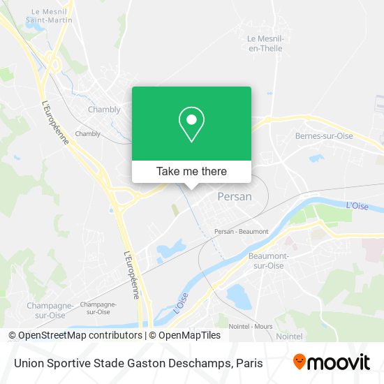 Union Sportive Stade Gaston Deschamps map