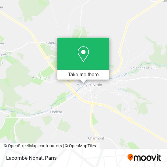 Lacombe Nonat map