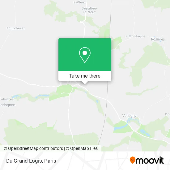 Du Grand Logis map