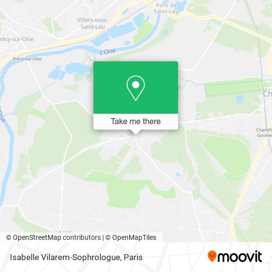 Isabelle Vilarem-Sophrologue map