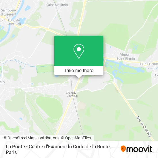 La Poste - Centre d'Examen du Code de la Route map