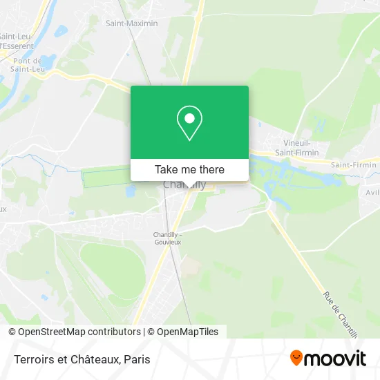 Terroirs et Châteaux map