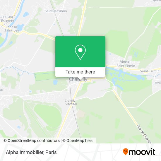 Alpha Immobilier map