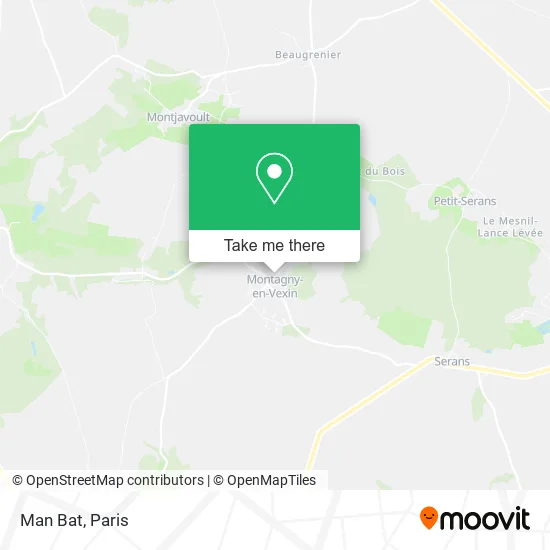 Man Bat map