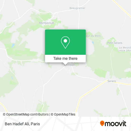 Ben Hadef Ali map