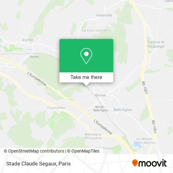 Stade Claude Segaux map