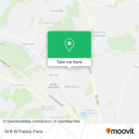 Mapa M B W France