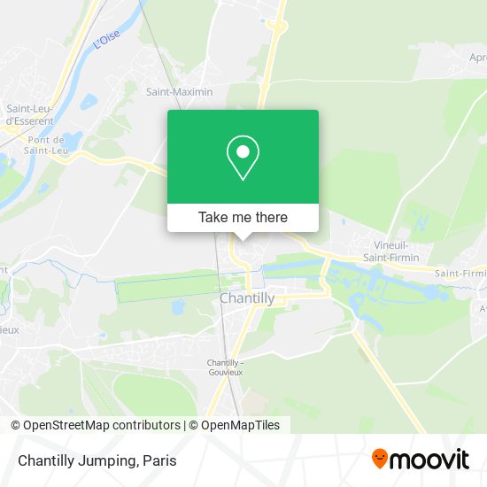 Chantilly Jumping map