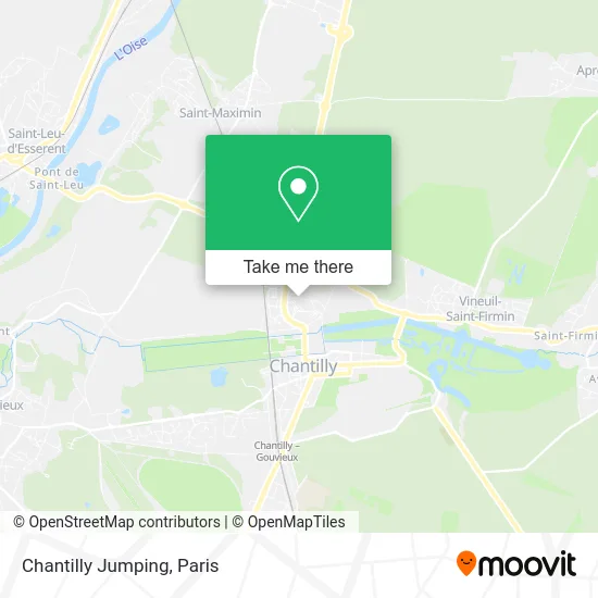 Chantilly Jumping map