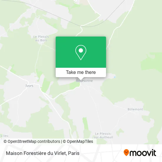 Maison Forestière du Virlet map