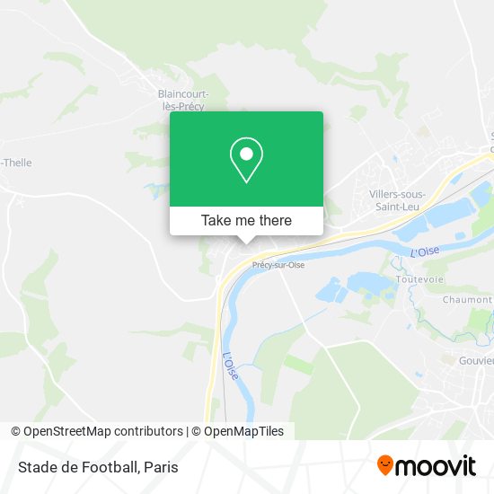 Mapa Stade de Football