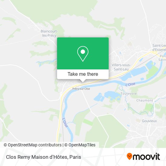 Clos Remy Maison d'Hôtes map