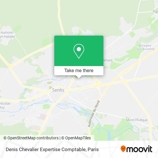 Denis Chevalier Expertise Comptable map