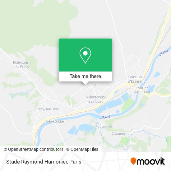 Mapa Stade Raymond Hamonier