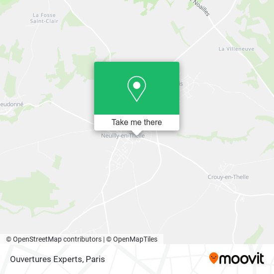 Ouvertures Experts map