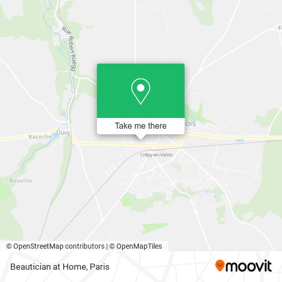 Beautician at Home map