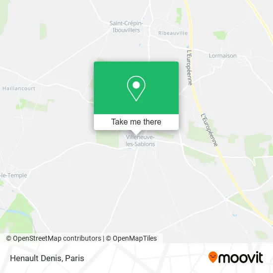 Henault Denis map