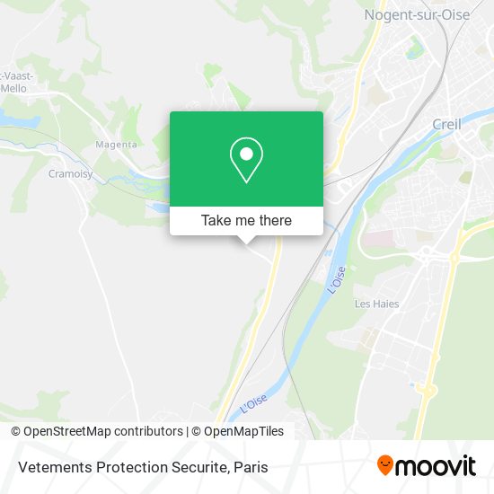 Vetements Protection Securite map