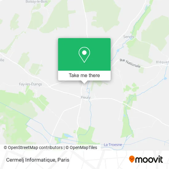 Cermelj Informatique map