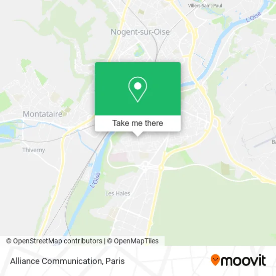 Alliance Communication map