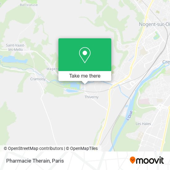 Mapa Pharmacie Therain