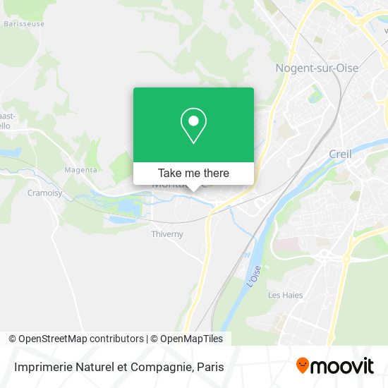 Mapa Imprimerie Naturel et Compagnie