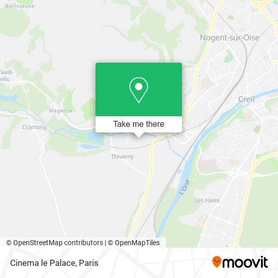 Cinema le Palace map