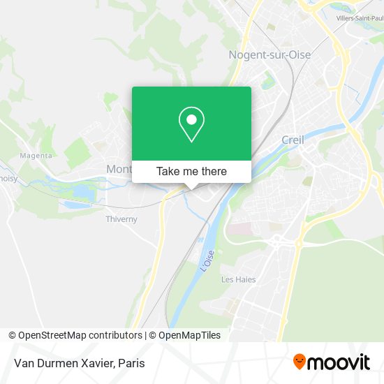 Van Durmen Xavier map