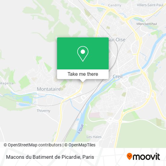 Mapa Macons du Batiment de Picardie