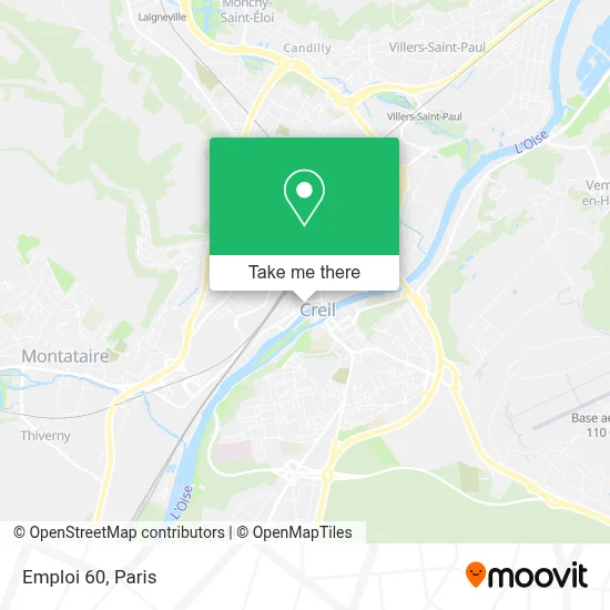 Emploi 60 map