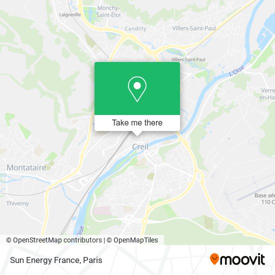 Sun Energy France map