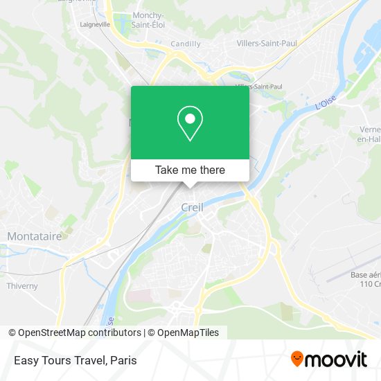 Easy Tours Travel map