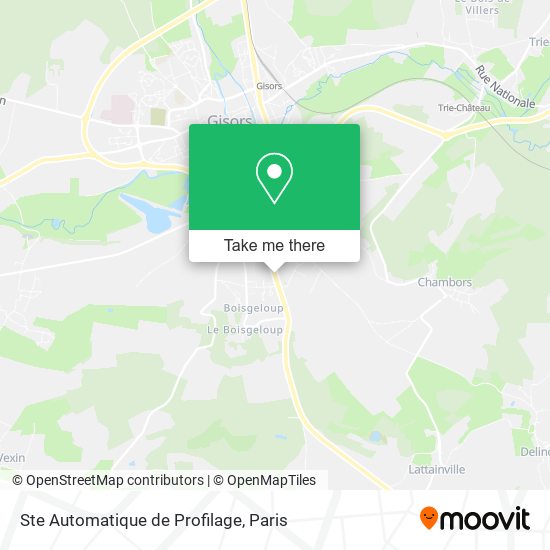 Ste Automatique de Profilage map