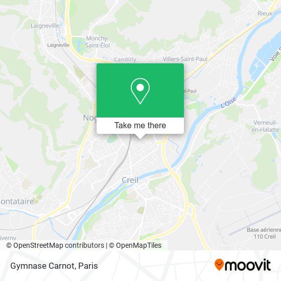 Gymnase Carnot map