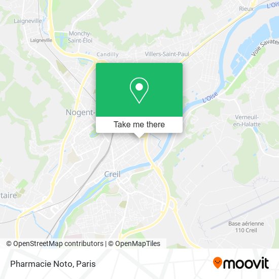 Mapa Pharmacie Noto