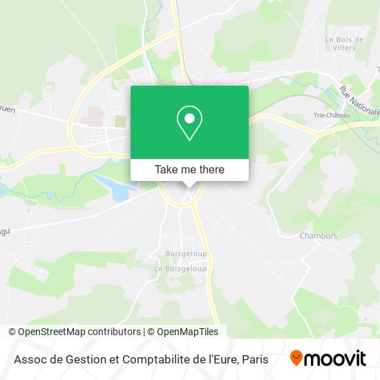 Mapa Assoc de Gestion et Comptabilite de l'Eure